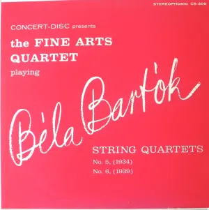 Pochette de String Quartets No. 5, No. 6 de Fine Arts Quartet - Béla Bartók