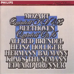 Pochette Mozart: Quintet, K. 452 / Beethoven: Quintet, op. 16