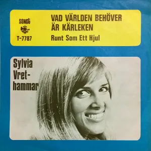 Pochette de Vad världen behöver är kärleken de Sylvia Vrethammar