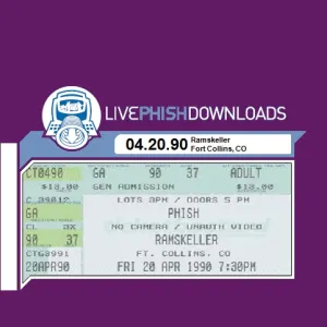 Pochette de 1990-04-20: Ramskeller, Colorado State University, Fort Collins, CO, USA de Phish