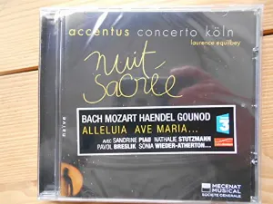 Pochette de Nuit Sacrée de Laurence Equilbey - Accentus