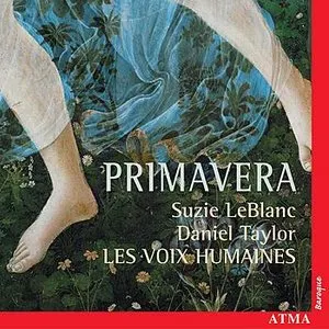 Pochette de Primavera de Les Voix humaines - Daniel Taylor - Suzie LeBlanc
