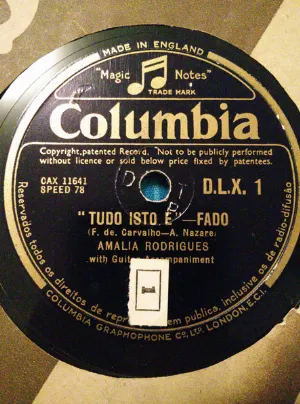 Pochette de Tudo isto é fado / Faz hoje um ano de Amália Rodrigues