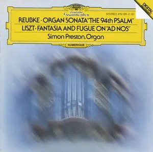 Pochette Reubke: Organ Sonata 