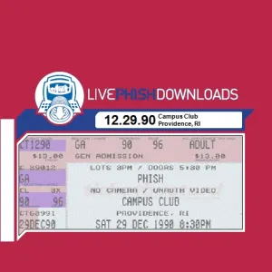 Pochette de 1990-12-29: Campus Club, Providence, RI, USA de Phish