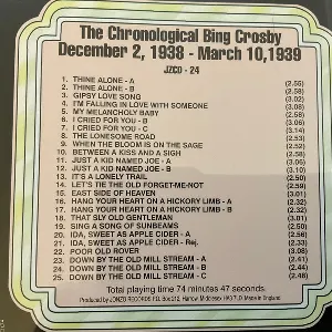 Pochette de The Chronological Bing Crosby Volume 24 1938-39 de Bing Crosby