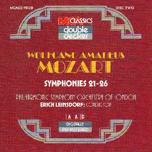 Pochette Symphonies 21 - 26