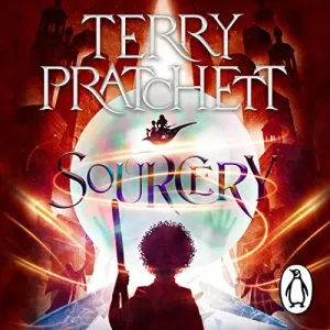 Pochette de Sourcery de Terry Pratchett