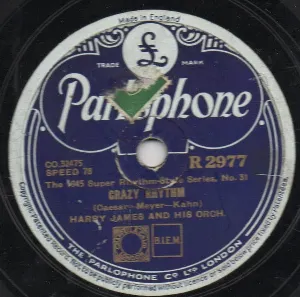 Pochette de Crazy Rhythm / Blues in the Night de Harry James and His Orchestra