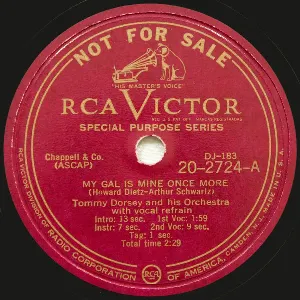 Pochette de My Gal Is Mine Once More / Starlight Rendevous de Tommy Dorsey and His Orchestra