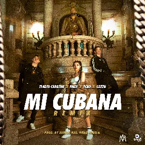 Pochette de Mi cubana (remix) de Cazzu - Eladio Carrión - KHEA