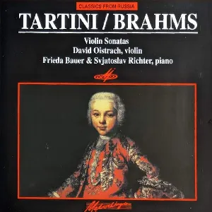 Pochette de Violin Sonatas de Sviatoslav Richter - David Oistrakh - Giuseppe Tartini - Johannes Brahms