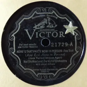 Pochette de Here's That Party Now in Person / Come On, Baby de Nat Shilkret and His Orchestra