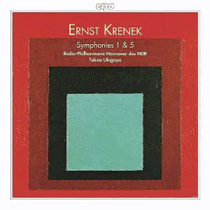 Pochette de Symphonies 1 & 5 de NDR Radiophilharmonie - Ernst Krenek