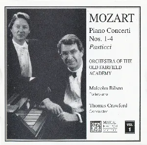 Pochette Piano Concerti Nos. 1-4 Pasticci: Volume 1