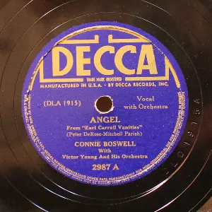Pochette de Angel / Someday You'll Find Your Bluebird de Victor Young and His Orchestra - Connee Boswell