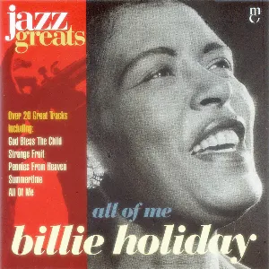 Pochette Jazz Greats, Volume 1: Billie Holiday: All of Me