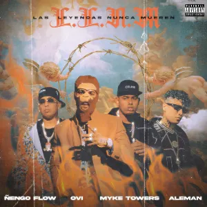Pochette de Las leyendas nunca mueren de Ñengo Flow - Myke Towers