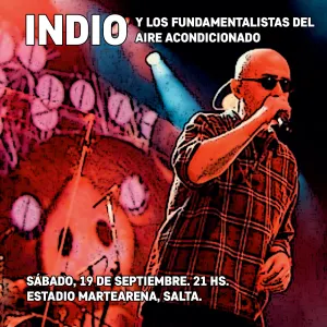 Pochette de Estadio Padre Ernesto Martearena, Salta (19 de Septiembre, 2009) de Indio Solari y Los Fundamentalistas del Aire Acondicionado