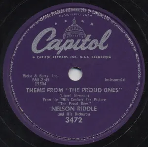 Pochette de Theme From "The Proud Ones" / The Love of Genevieve de Nelson Riddle and His Orchestra
