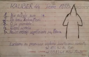 Pochette de Demo 1995r. de Kaliber 44
