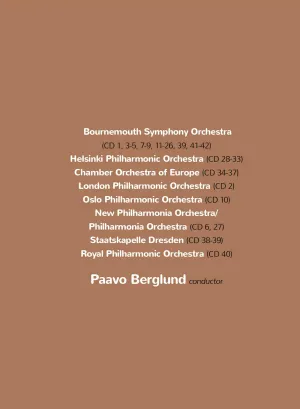 Pochette de The Warner Edition - Complete EMI Classics & Finlandia Recordings de Paavo Berglund
