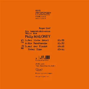 Pochette de Die haarsträubenden Fälle des Philip Maloney, N° 25 de Roger Graf