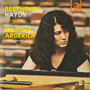 Pochette de 2 concerti per pianoforte e orchestra de Ludwig van Beethoven - Martha Argerich - London Sinfonietta - Joseph Haydn