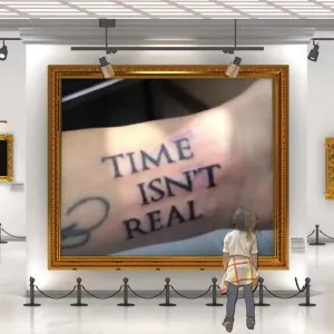 Pochette de Time Isn’t Real de Grabbitz