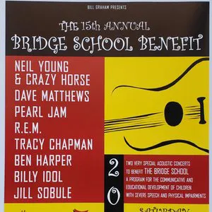 Pochette 2001-10-21: Bridge School Benefit, Shoreline Amphitheatre, Mountain View, CA, USA