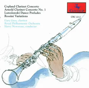 Pochette de Clarinet Concertos de Steuart Bedford - Aaron Copland - Royal Northern Sinfonia - Gerald Finzi