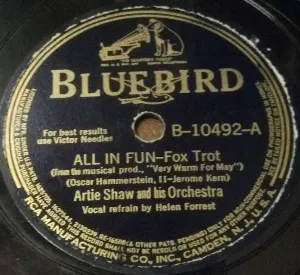 Pochette de All in Fun / All the Things You Are de Artie Shaw and His Orchestra