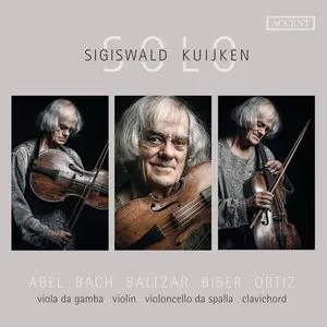 Pochette de Solo de Sigiswald Kuijken