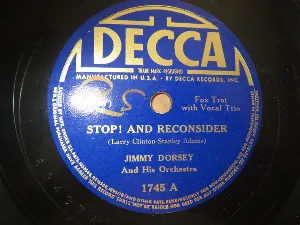 Pochette de Stop! And Reconsider / The Week End of a Private Secretary de Jimmy Dorsey and His Orchestra