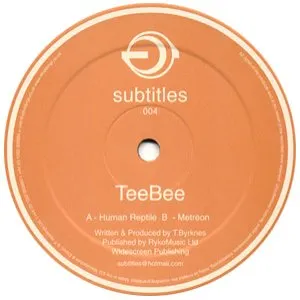 Pochette de Human Reptile / Metreon de TeeBee