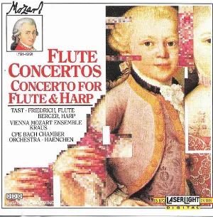 Pochette de Flute Concertos / Concerto for Flute and Harp de Hartmut Haenchen - Kammerorchester Carl Philipp Emanuel Bach - Wolfgang Amadeus Mozart