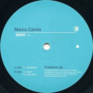 Pochette de Diapason EP de Marco Carola