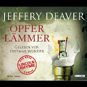 Pochette de Opferlämmer de Dietmar Wunder - Jeffery Deaver