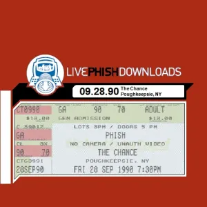 Pochette de 1990-09-28: The Chance, Poughkeepsie, NY, USA de Phish