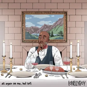 Pochette de all eyez on me, but lofi de Lonely Boy