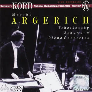 Pochette de Piano Concertos de Orkiestra Symfoniczna Filharmonii Narodowej - Martha Argerich - Robert Schumann - Pyotr Ilyich Tchaikovsky - Kazimierz Kord