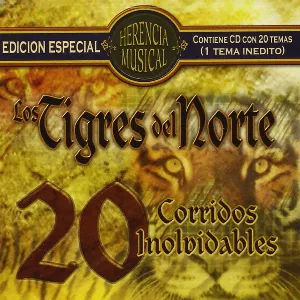 Pochette de 20 corridos inolvidables de Los Tigres del Norte