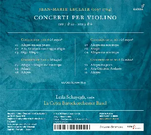 Pochette de Violin Concertos de La Cetra Barockorchester Basel - Jean‐Marie Leclair