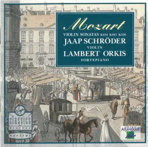 Pochette de Violin Sonatas K454, K481, K526 de Lambert Orkis - Jaap Schröder - Wolfgang Amadeus Mozart