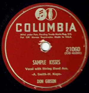 Pochette de Sample Kisses de Don Gibson