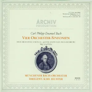 Pochette Vier Orchester‐Sinfonien, Wq 183