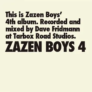 Pochette de ZAZEN BOYS 4 de ZAZEN BOYS