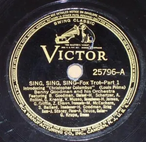 Pochette de Sing, Sing, Sing de Benny Goodman and His Orchestra