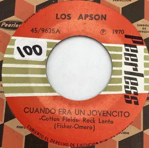 Pochette de Cuando era un jovencito / Caramelito de Los Apson