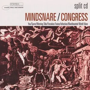 Pochette de Split CD de Mindsnare